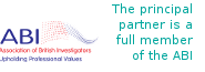 ABI — Association of British Investigators, member F/1297 Peter Farrington